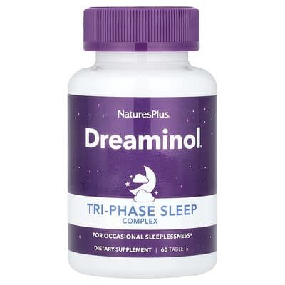NaturesPlus, Dreaminol®, Triphasic Sleep Complex, 60 Tablets