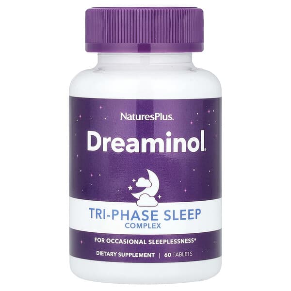 Dreaminol®, Tri-Phase Sleep Complex, 60 Tablets