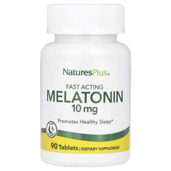 NaturesPlus Melatonin, 10 mg, 90 Tablets