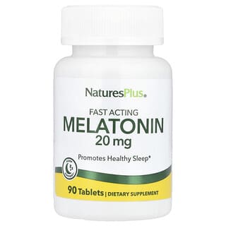 NaturesPlus, Melatonina, 20 mg, 90 compresse