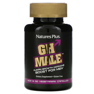 NaturesPlus, GH Male, Human Growth Hormone for Men, 60 Vegetarian Capsules