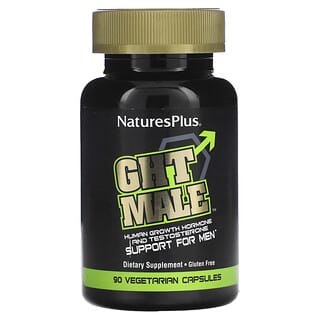 NaturesPlus, GHT Male، هرمون النمو البشري معزز بالتستوستيرون للرجال، 90 كبسولة