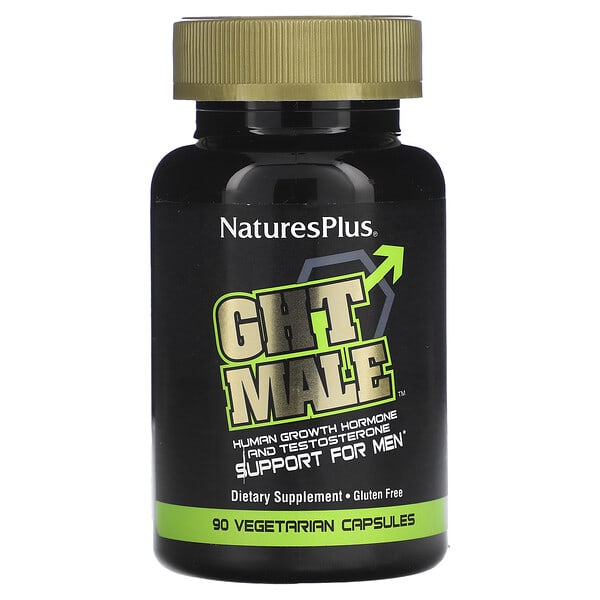 NaturesPlus, GHT メイル™, 男性用Growth Hormone And Testosterone Boost, 90 カプセル'