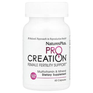 NaturesPlus, ProCreation, Female Fertility Support, 60 Capsules