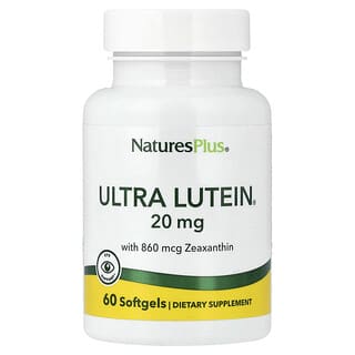 ناتشرز بلاس‏, Ultra Lutein® مع Zeaxanthin ، 20 ملجم ، 60 كبسولة هلامية