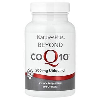 NaturesPlus, Beyond 辅酶 Q10 泛醇，200 毫克，60 粒软胶囊