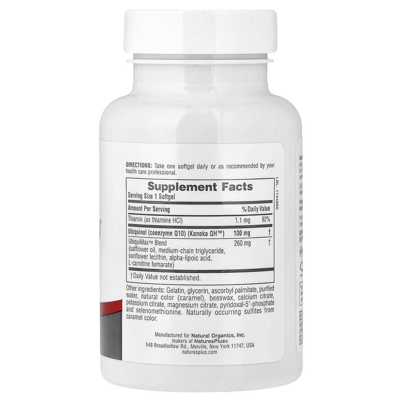 Beyond CoQ10® Ubiquinol, 100 mg, 30 Softgels