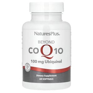 NaturesPlus, Beyond CoQ10, 100 мг, 60 мягких таблеток