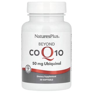 NaturesPlus, Beyond CoQ10, 50 мг, 30 мягких таблеток