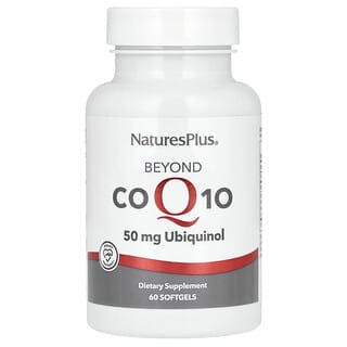 NaturesPlus, Beyond CoQ10, 50 mg, 60 cápsulas blandas