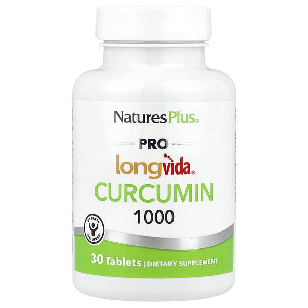 Pro Longvida® Curcumin 1000, 1,000 mg, 30 Tablets
