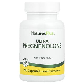 NaturesPlus, Ultra Pregnenolone com Bioperine, 60 Cápsulas