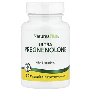 NaturesPlus, Ultra pregnenolon s Bioperine®-om, 60 kapsula