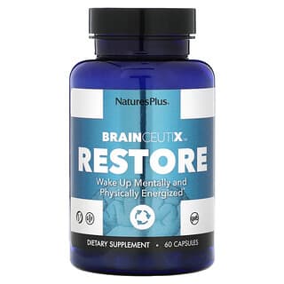 NaturesPlus, BrainCeutix Restore`` 60 cápsulas