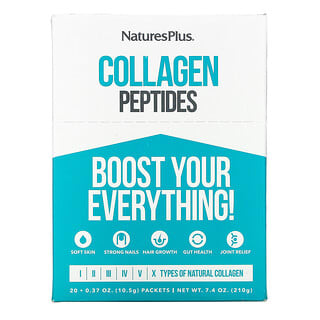 NaturesPlus, Collagen Peptides, 20 Stick Packets, 0.37 oz. (10.5 g) Each
