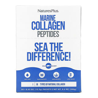 NaturesPlus, Marine Collagen Peptides, 20 Stick Packets, 0.43 oz (12.2 g) Each