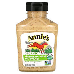 Annie's Naturals, 유기농, 고추냉이 겨자, 9 온스 (255 그램)