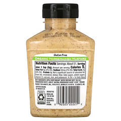 Annie's Naturals, Organic, Horseradish Mustard, 9 oz (255 g)