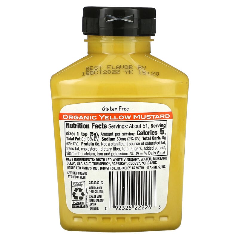 Moutarde Jaune Originale Biologique (5.99$ CAD$) – La Boite à Grains