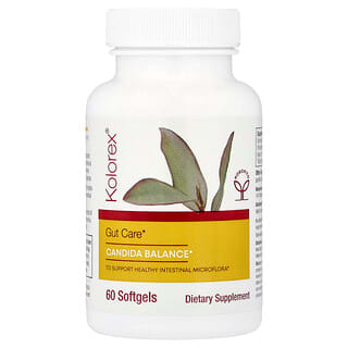 Kolorex, Gut Care, Candida Balance, 60 Softgels