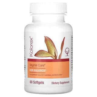 Kolorex, Vaginal Care, Her Balance, 60 Softgels