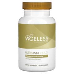 Ageless Foundation Laboratories, UltraMax Gold with AlphaNeuro Complex, 90 Veg Capsules