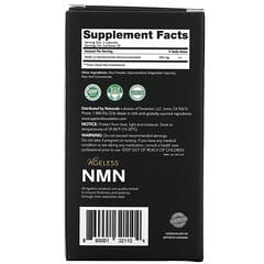 Ageless Foundation Laboratories, NMN（ニコチンアミドモノヌクレオチド）、NAD（ニコチンアミドアデニンジヌクレオチド）前駆体サプリメント、130mg、60粒