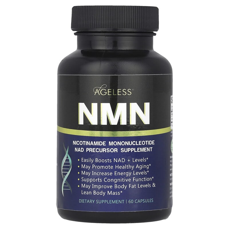 NMN, NAD Precursor Supplement, 60 Capsules