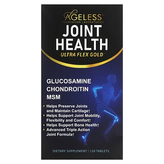 Ageless Foundation Laboratories, Ultra Flex Gold, Joint Health, 120 Tablets