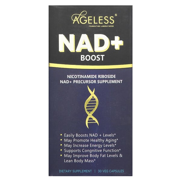 NAD+ Boost, 30 Veg Capsules