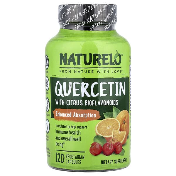 Quercetin With Citrus Bioflavonoids, 120 Vegetarian Capsules