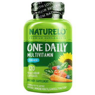 NATURELO, мультивитамины для мужчин, для ежедневного применения, 120 вегетарианских капсул