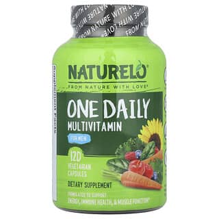 NATURELO, Multivitamínico Diário para Homens, 120 Cápsulas Vegetarianas