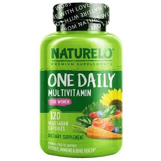 NATURELO, One Daily Multivitamin for Women, 120 Vegetable Capsules