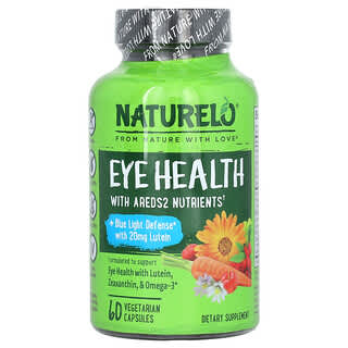 NATURELO‏, בריאות העין, 60 כמוסות צמחוניות