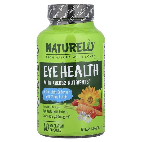 NATURELO, Eye Health, 60 Vegetarian Capsules — product photo 1
