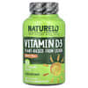 витамин D3, на растительной основе, 125 мкг (5000 МЕ), 180 капсул, которые легко глотать