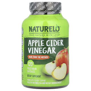 NATURELO, Apple Cider Vinegar , 120 Vegetarian Capsules