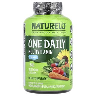 NATURELO, Мультивитамины для мужчин One Daily, 240 вегетарианских капсул