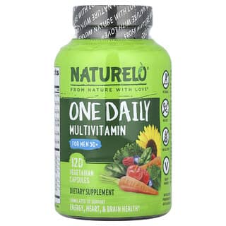 NATURELO, One Daily Multivitamin for Men 50+, 120 Vegetarian Capsules