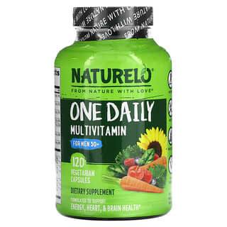 NATURELO, One Daily Multivitamin for Men 50+, 120 Vegetarian Capsules