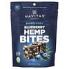 Navitas Organics, Superfood+®, Bocaditos de cáñamo, Arándano azul, 227 g (8 oz)