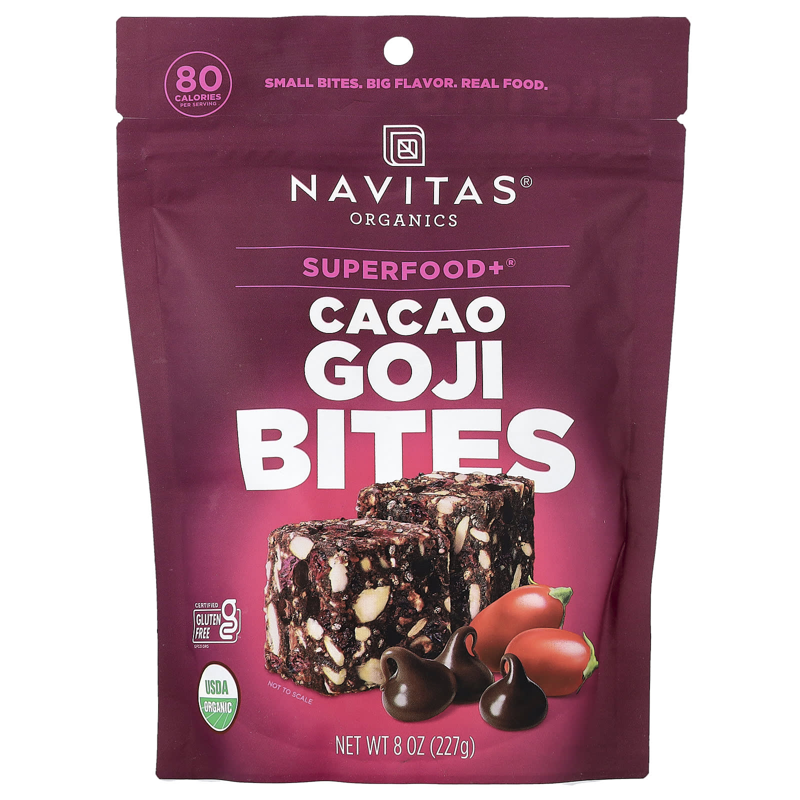 Superfood+®, Cacao Goji Bites, 8 oz (227 g)