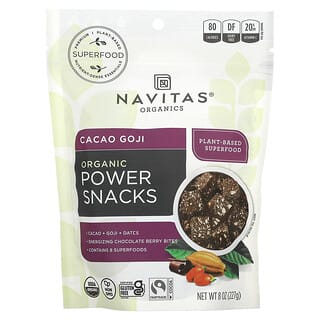 Navitas Organics, Органические Power Snacks, како и годжи, 227 г (8 унций)
