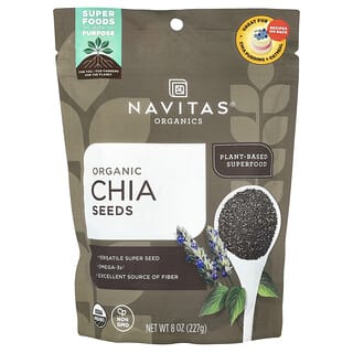 Navitas Organics, Органические семена чиа, 227 г (8 унций)