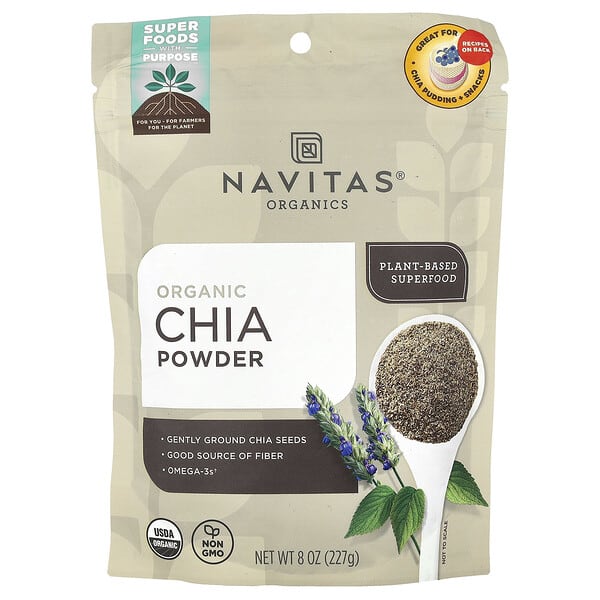 Organic Chia Powder, 8 oz (227 g)