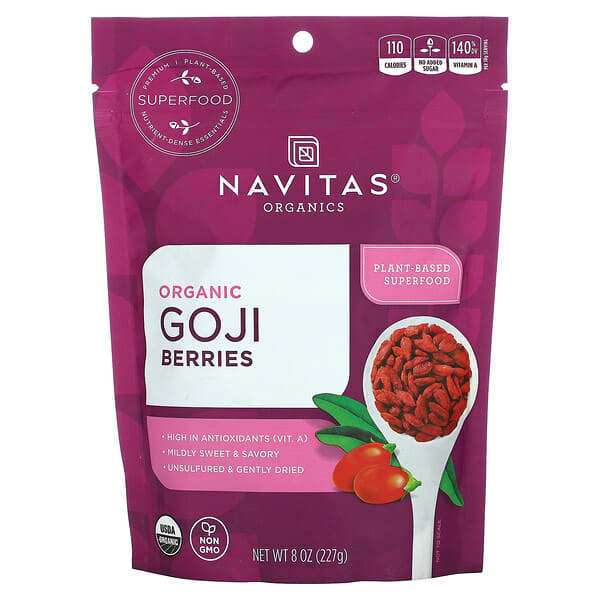 Navitas Organics, オーガニックゴジベリー、227g（8 oz）