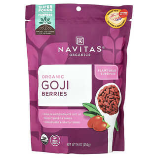 Navitas Organics, Органични плодове годжи, 16 унции (454 г)