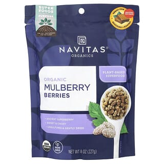 Navitas Organics, Bacche di gelso biologiche, 227 g