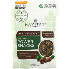 Navitas Organics, Bocadillos energéticos orgánicos, Chocolate y cacao, 454 g (16 oz)